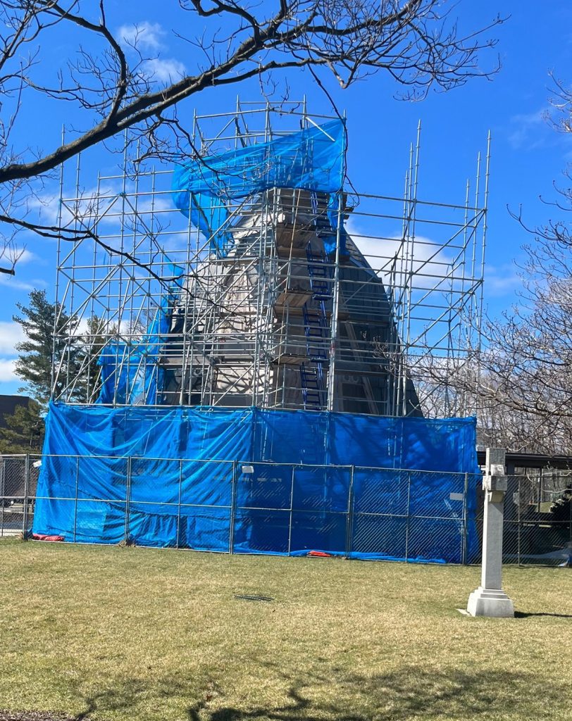 Building restoration of Fish Church